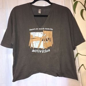 American apparel t-shirt, large, step brothers